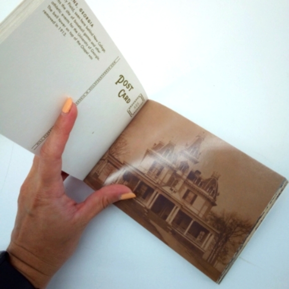 Georgia Set of 4 Post Card Books Savannah Athens Garden Isles Souvenirs Sketch - Picture 7 of 12